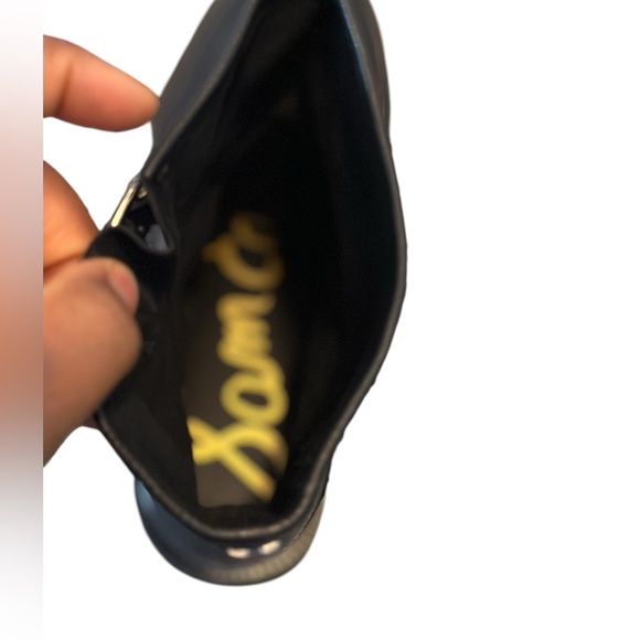 Sam Edelman Kinsley Biker  Black Leather Boots Women’s Size 8.5 - Picture 6 of 10